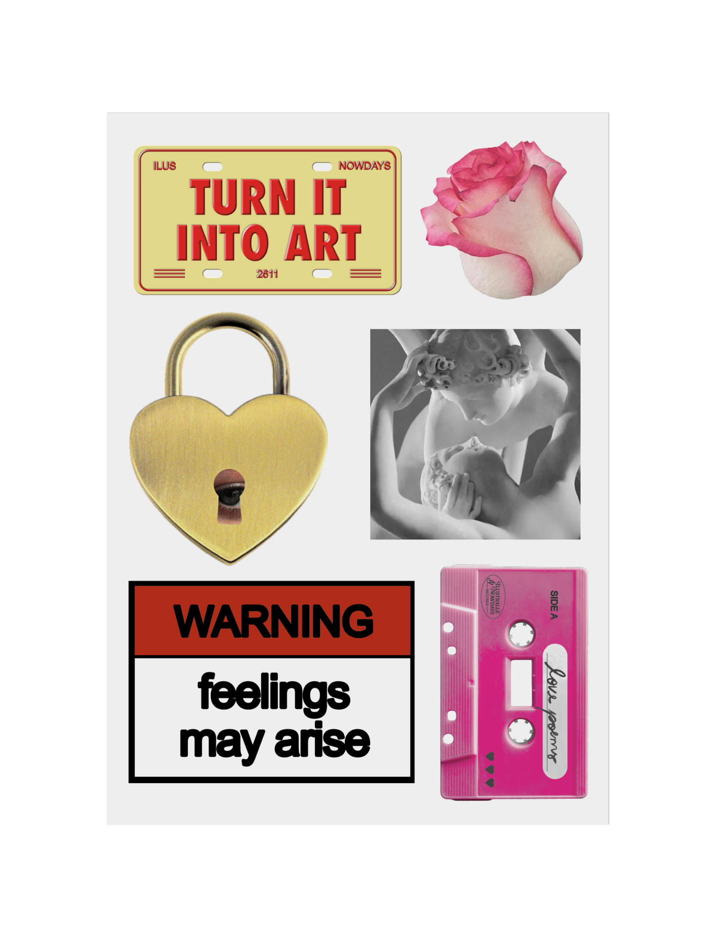 Adesivos Sticker Pouch Ilustralle + Nowdays