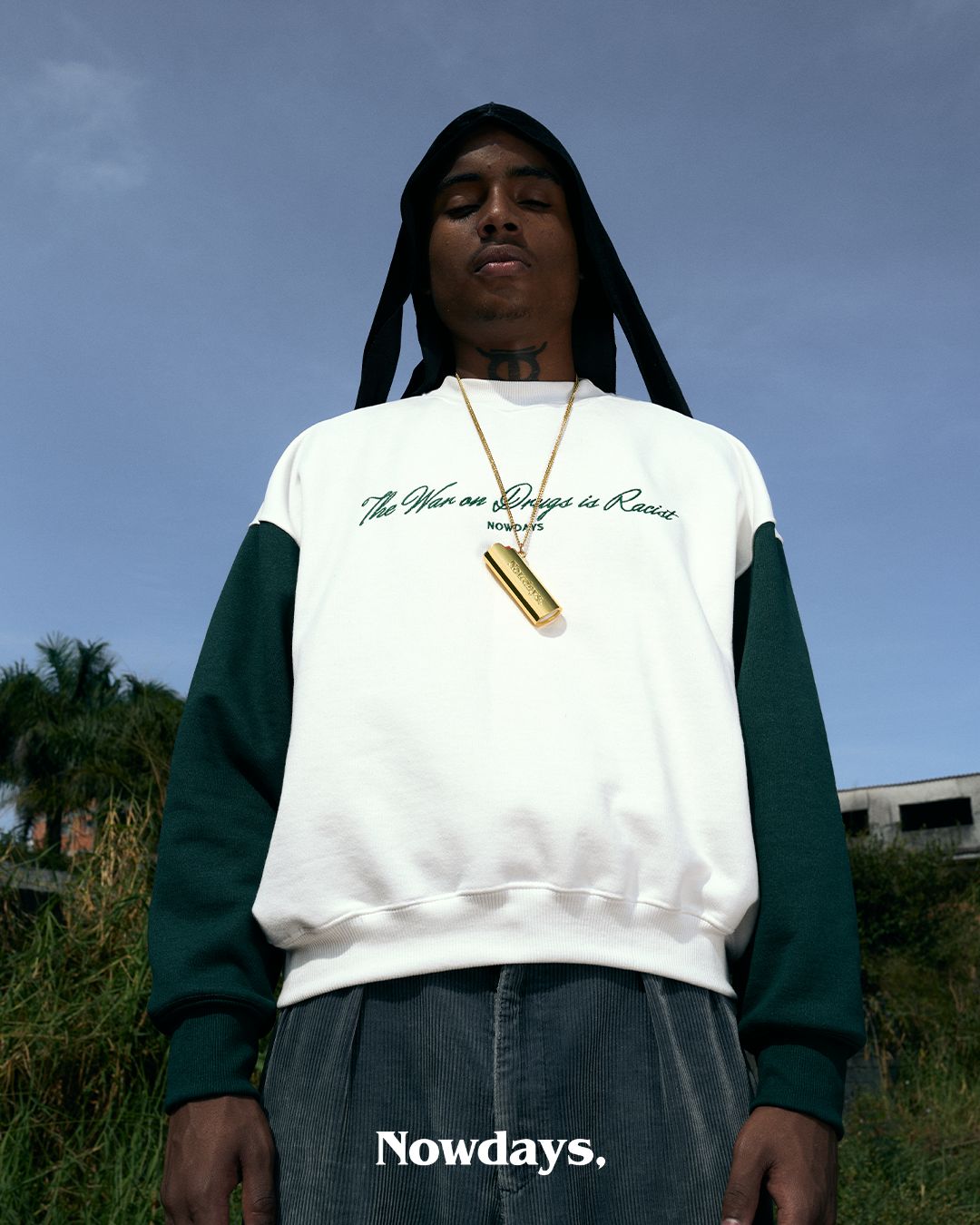Moletom "The War" Off-White