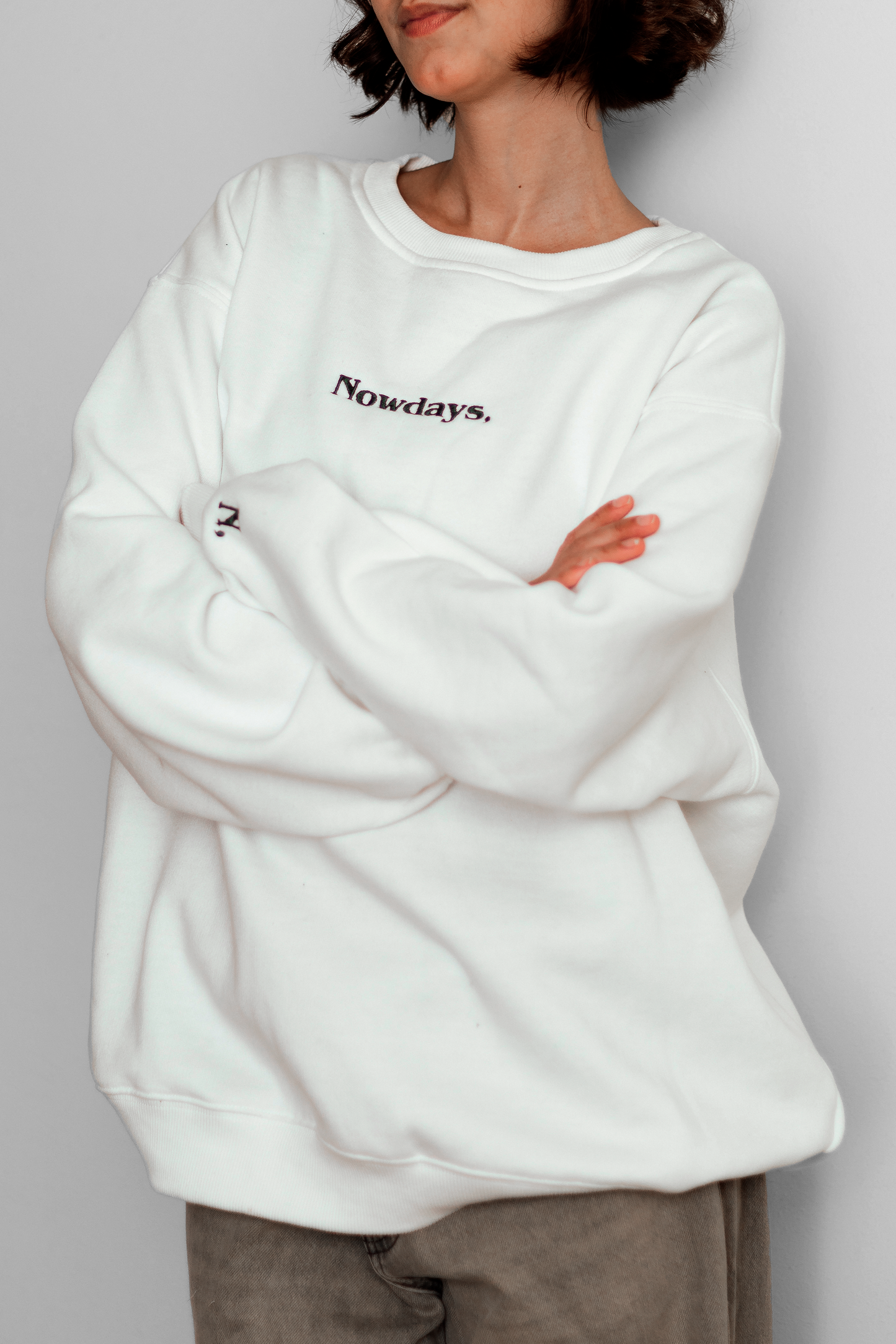 Moletom "Progress" Off-White