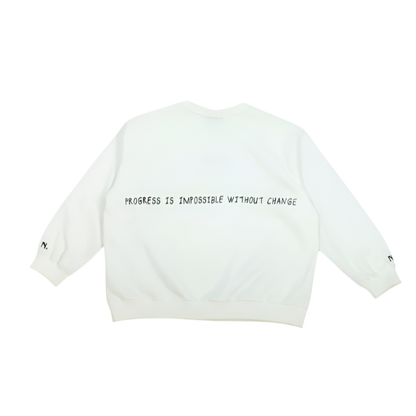 Moletom "Progress" Off-White